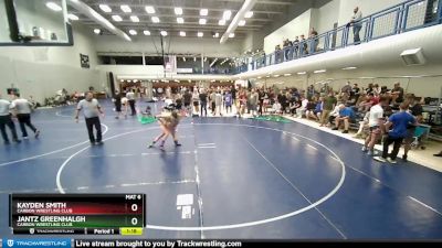 106 lbs Round 4 - Jantz Greenhalgh, Carbon Wrestling Club vs Kayden Smith, Carbon Wrestling Club