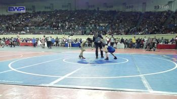 80 lbs Round Of 32 - Sawyer Hawkins, Southmoore SaberCats Wrestling vs Gregory Howell, Shawnee Middle School