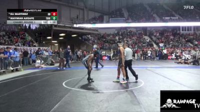 115 lbs Champ. Round 1 - Niaymiah Ajisafe, Team Of Hard Knox vs Eli Martinez, Holcomb WC