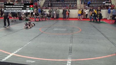 90_B lbs 5th Place - Waylon Houghtaling, Port Allegany vs Blake Brassington, Mahanoy Area