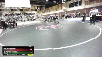 120 lbs Champ. Round 3 - Christian Perez, Del Oro vs Rylan Madrid, Centennial (Corona)