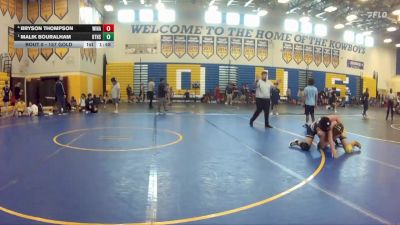 157 Gold Round 3 - Malik Bouralham, Bartram Trail H.S. vs Bryson Thompson, Winter Haven