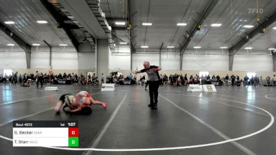 90 lbs Semifinal - Gabriel Becker, Askren Wrestling Academy vs Thomas Starr, Gold Rush Wrestling