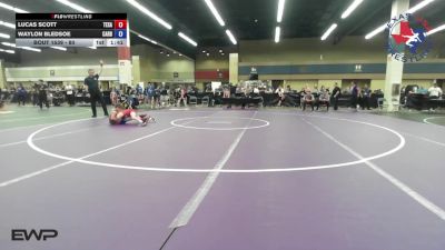 80 lbs Consolation - Lucas Scott, Texans Wrestling Club vs Waylon Bledsoe, Cardinal Wrestling Club