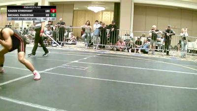 132 lbs Round Of 16 - Kaizen Stirdivant, Lancer WC vs Michael Pabustan, Red Dot WC