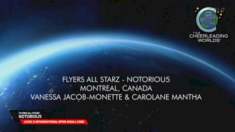 Flyers Allstarz - Notoriou5 [2026 L5 International Open Small Coed Finals] 2026 The Cheerleading Worlds