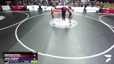 175 lbs Champ. Round 2 - Jonathan Rocha, Wright Wrestling Academy vs Jason Valencia, Club Lucha Wrestling