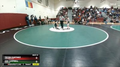 106 lbs Champ. Round 1 - Iain Campbell, Pinedale vs Trysin Martinez, Cheyenne East
