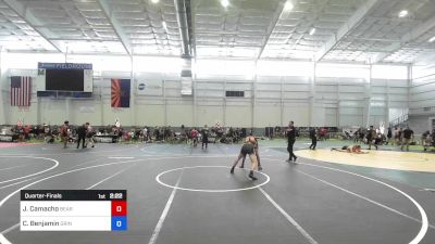 132 kg Quarterfinal - Jesus Camacho, Bear Grapplers vs Caden Benjamin, Grindhouse WC