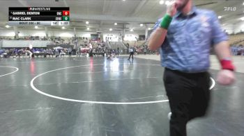 90 lbs Champ. Round 1 - Gabriel Denton, Blackman Wrestling Club vs Mac Clark, Smoky Bear Wrestling Club