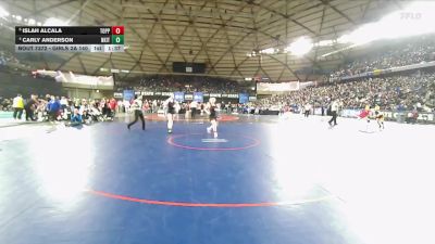 Girls 2A 140 lbs Quarterfinal - Islah Alcala, Toppenish (Girls) vs Carly Anderson, North Kitsap (Girls)