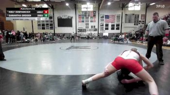 125 lbs 1st Place Match - Kiely Domyancich, LaSalle (L.-Peru) vs SAMANTHA GREISEN, Seneca