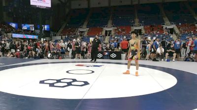 120 lbs Cons. Rd Of 128 - Ethan Melendez, Connecticut vs Treydan Beam, Connecticut