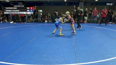 78 lbs Cons. Rd Of 16 - Jackson Bish, Team PA vs Bennett Silence, Contenders Wrestling Academy