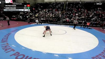 4A 120 lbs 3rd Place Match - James Rollins, Mt Crest vs Peyton Hogan, Uintah