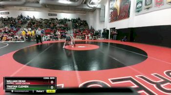 132 lbs Cons. Semi - William Dean, Central - Grand Junction vs Tristan Clemen, Chaparral