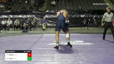 285 lbs Consolation - Trent Hillger, Wisconsin vs Josh Hokit, Fresno State