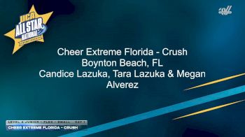 Cheer Extreme Florida - Crush [2026 L4 Junior - Flex - Small Day 1] 2026 UCA & UDA All Star Nationals