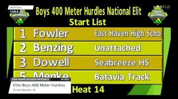 High School Boys' 400m Hurdles Elite, Finals 14