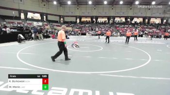 100 lbs Final - Kate Borkowski, Sidwell Friends vs Mary Manis, Lake Highland Prep