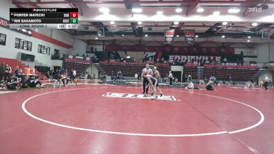 133 lbs Cons. Round 2 - Porter Matecki, SIUE vs Rin Sakamoto, Oklahoma State