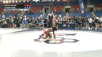 120 lbs Champ. Rd Of 32 - Donovan Jenkins, Florida vs Shawn Coffel, Texas