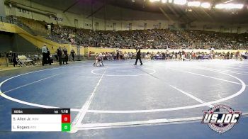 80 lbs Round Of 32 - Shawn Allen Jr., Mustang Bronco Wrestling Club vs Luke Rogers, West Texas Grapplers