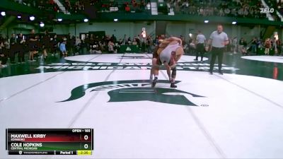 165 lbs Cons. Round 1 - Maxwell Kirby, Edinboro vs Cole Hopkins, Central Michigan