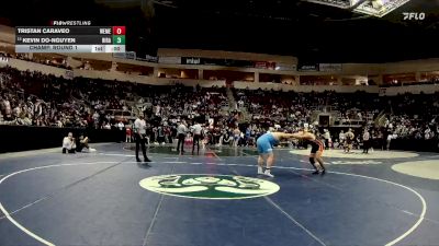 5A 215 lbs Champ. Round 1 - Robert Sabado, Cleveland vs Elijah Delao, Centennial