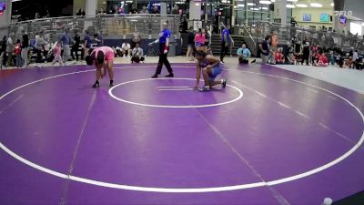 Round 3 - Izabella Johnson, Gladiators Academy Wrestling vs Guadalupe Larrea, Sisters On The Mat