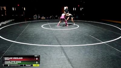 114G 1st Place Match - Kaylani Vreeland, Dimond vs CHARLOTTE KNOX, Chugiak High School