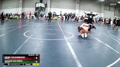 105 lbs Cons. Round 4 - Henry Golembiewski, Fenton vs Edward (EJ) Smith, Olympia