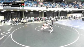 120 lbs Quarterfinal - Claire Bray, Unattached vs Isabella Rivas, Unattached