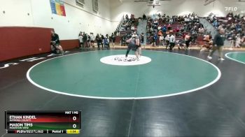 215 lbs Champ. Round 2 - Mason Tims, Mountain View vs Ethan Kindel, Natrona County