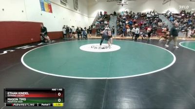 215 lbs Champ. Round 2 - Mason Tims, Mountain View vs Ethan Kindel, Natrona County