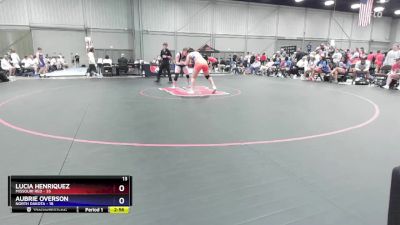 145 lbs Round 2 (8 Team) - Lucia Henriquez, Missouri Red vs Aubrie Overson, North Dakota