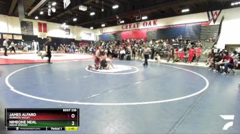 150 lbs Champ. Round 2 - James Alfaro, Murrieta Valley vs Nimeone Neal, Indian Springs