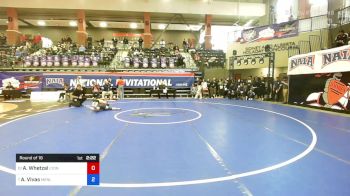 123 lbs Round Of 16 - Ashley Whetzal, Lyon College vs Alana Vivas, Menlo College