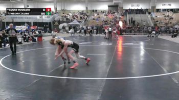 AA 138 lbs Semifinal - Tristan Collier, Green Hill High School vs Logan Woodard, Northeast High School