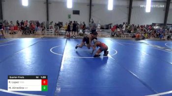 100 lbs Quarterfinal - Royce Lopez, Toss Em Up vs Matthew Almedina, Mat Assassins WC