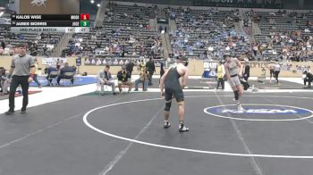 144 lbs 3rd Place Match - James Morris, Johnson Central vs Kalob Wise, Moore