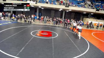 190 lbs Champ. Round 3 - Angelina Dimas, Aurora (East) vs Riley Depolo, Unattached