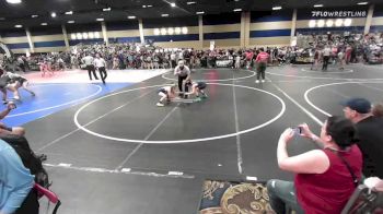 82 lbs Consolation - Jaxon Moralez, NM Gold vs Braxton Baker, Mat Demon WC