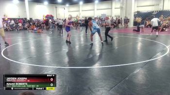 165 lbs Round 3 (6 Team) - Jayden Joseph, Wrestling University vs Isaiah Roberts, S.E.O. Wrestling Club- Team Red