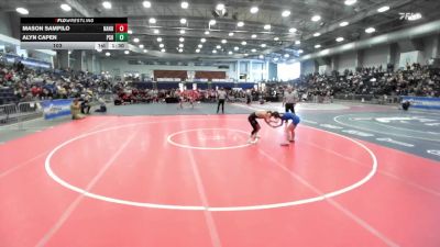 103 lbs Round 2 (3 Team) - Alyn Capen, Peru Sr HS vs Mason Sampilo, Nanuet