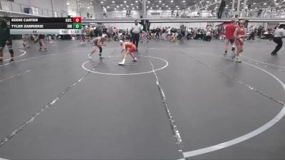 84 lbs Round 6 (10 Team) - Tyler Zabriskie, Iron Horse White vs Eddie Carter, Outlaws MS