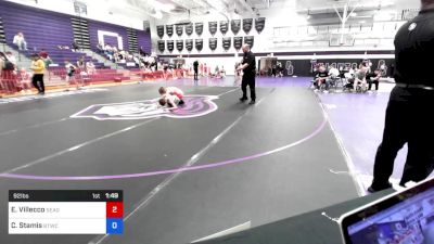 92 lbs Semifinal - Evan Villecco, Seagull Wrestling Club vs Christian Stamis, Bitetto Trained Wrestling