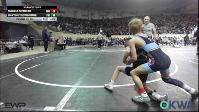 70 lbs Round Of 16 - Maddix Spencer, Keystone Kids Wrestling Club vs Daxton Trowbridge, Piedmont