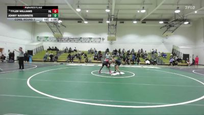 133 lbs Cons. Round 3 - Johny Navarrete, Cuesta vs Tyler Williams, Palomar