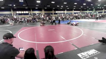 130 lbs Round Of 64 - Naija Coles, Fall Guys vs Elaina Rudolph, Yucca Valley WC